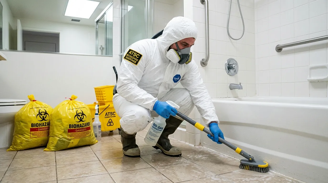 Decontamination equipment deployed for Blood Cleanup in Willow Grove